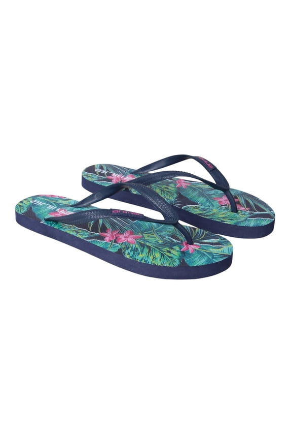 Womens Oceana Printed Flip Flops