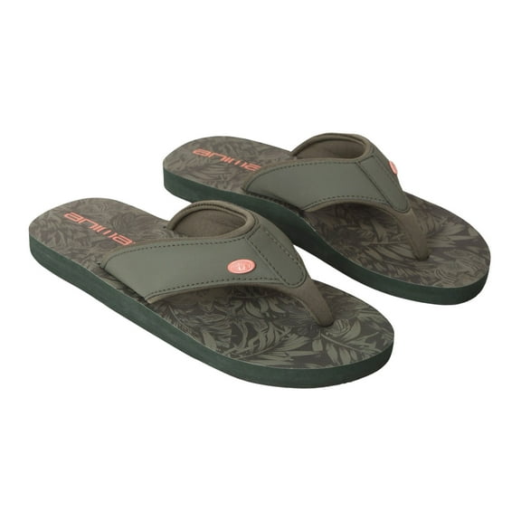 Animal Womens Swish Leaf Print Recycled Flip Flops