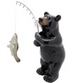 thumbnail image 1 of Animal World Black Bear Fishing Resin Figurine Home Decor, 1 of 1