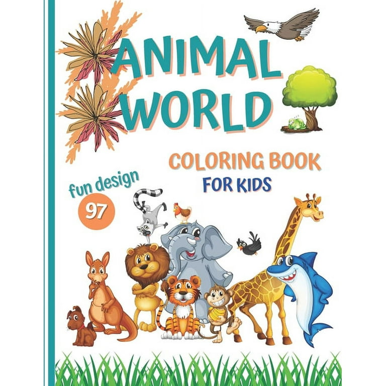 Animal World Coloring Book  Coloring books, Animals, Books