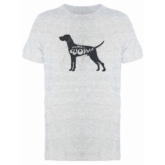 Animal World Dog Silhouette Tee Men's -Image by Shutterstock