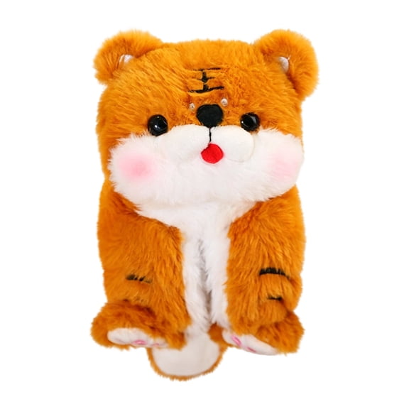Animal Wristband Slap Plush Set – Soft Monkey Lion & Panda Stuffed Toys for Wearable Jungle Theme Fun & Party Favors