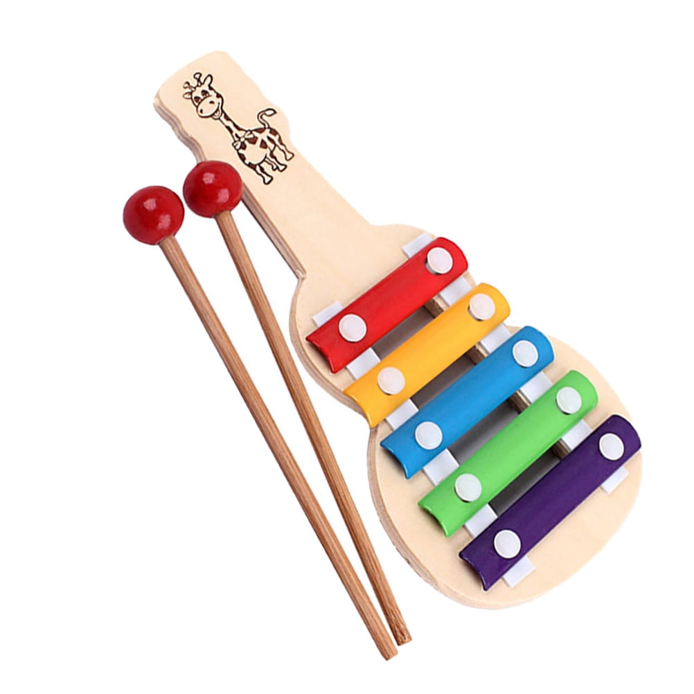FRCOLOR Wooden Xylophone Tuned Instrument for Kids Music Education Toy ...