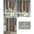 thumbnail image 1 of Animal Zebra Fur Texture Pattern Curtain for Living Room Kitchen Tie-up Short Curtains Adjustable Rod Pocket Drapes, 1 of 6