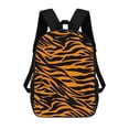 thumbnail image 1 of Animal Zebra Print Backpack Fashion Durable adolescent Business Daypack for Men Women Laptop Canvas Bags, 1 of 5