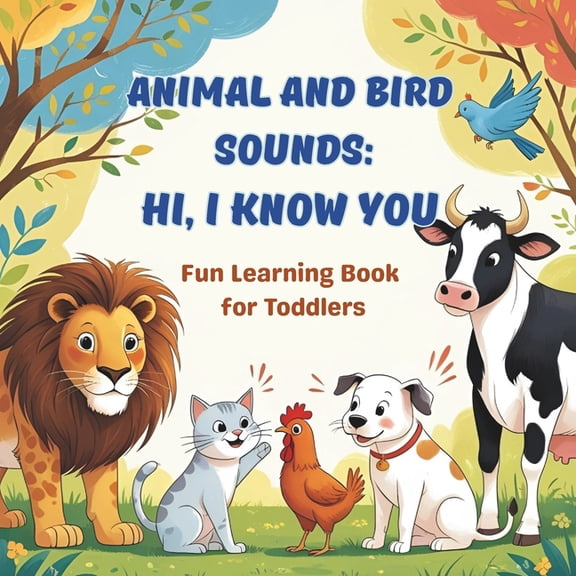 Animal and Bird Sounds: Hi, I know you: Fun Learning Book for Toddlers with Noisy Animals, (Paperback)