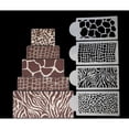 thumbnail image 1 of Animal and Jungle Print Large 4 PC Stencil Set, 1 of 1