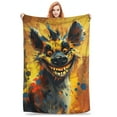 Animal art Super soft flannel blanket, comfortable blanket suitable for
