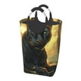 Animal art lens bag, drawstring sealed dirty clothes bag storage bag