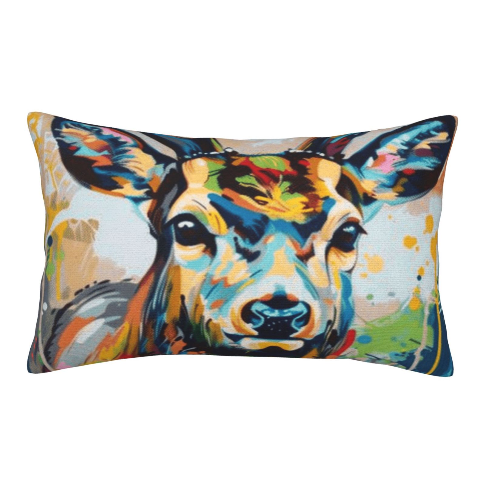 Animal art pillowcase with zipper waist pillow pillowcase standard soft