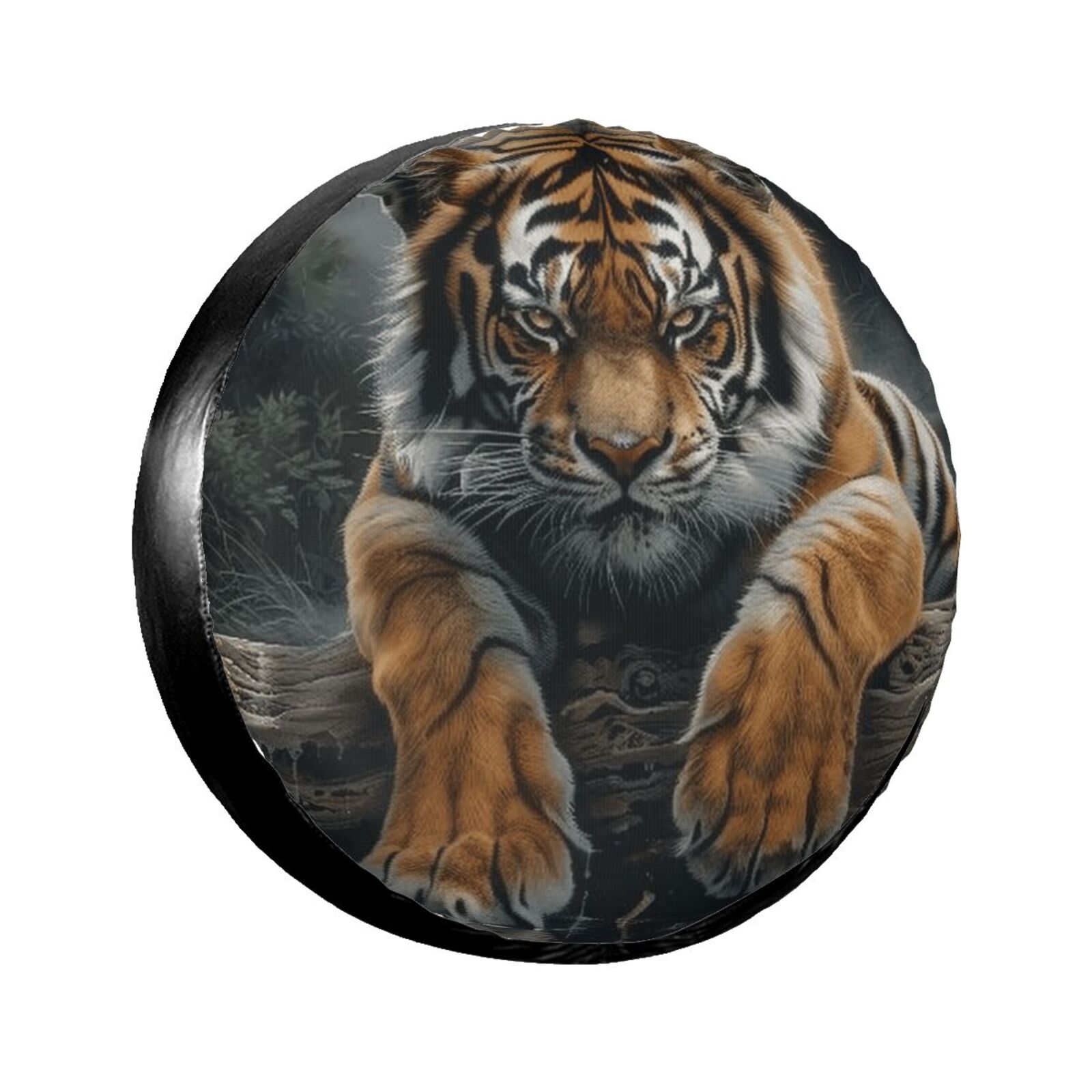 Animal closeup Camping spare tire cover, wheel protector, weather