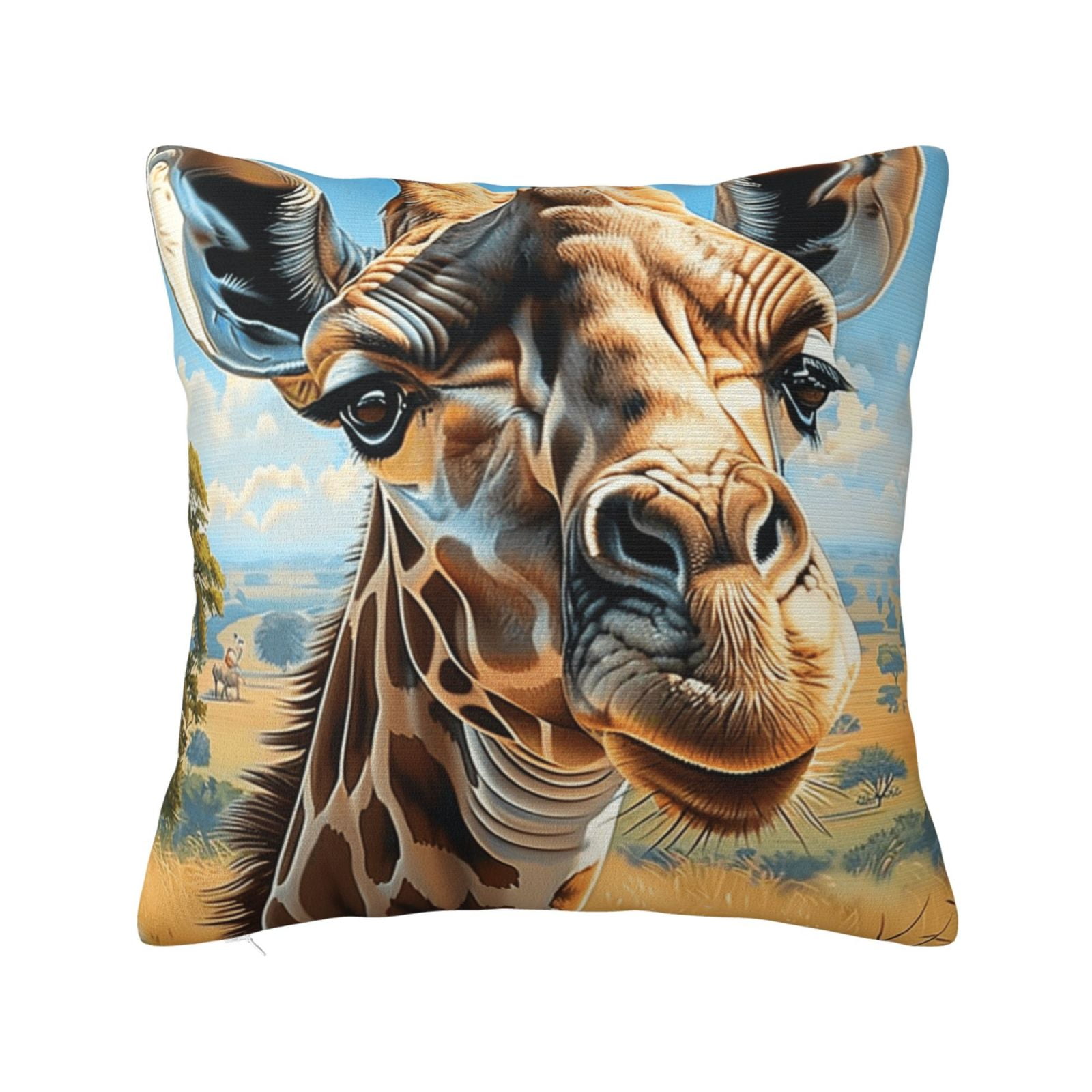 Animal closeup Pillow cover decoration pillowcase standard size