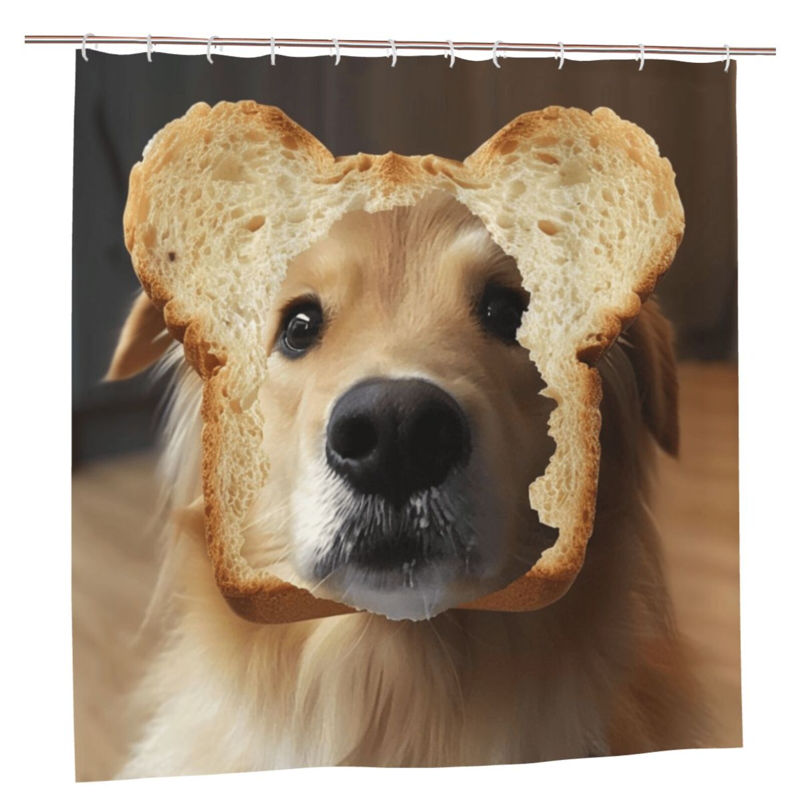 Animal closeup Shower Curtain Waterproof Fabric Shower Curtains for