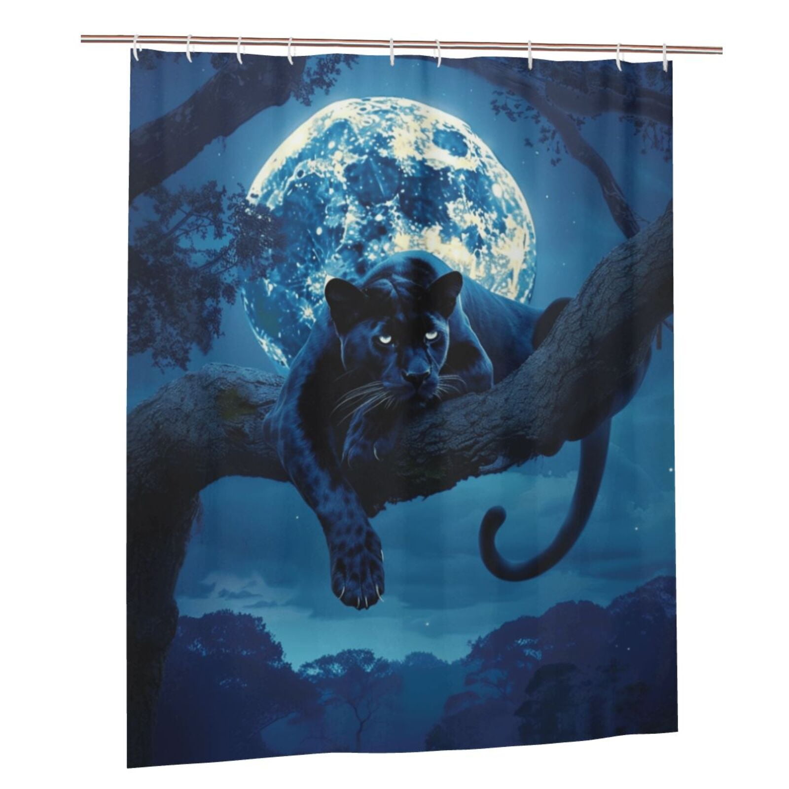 Animal closeup Shower Curtain Waterproof Shower Curtains for Bathroom