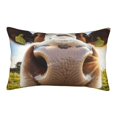 Animal closeup Waist pillow case Decorative large pillow case with