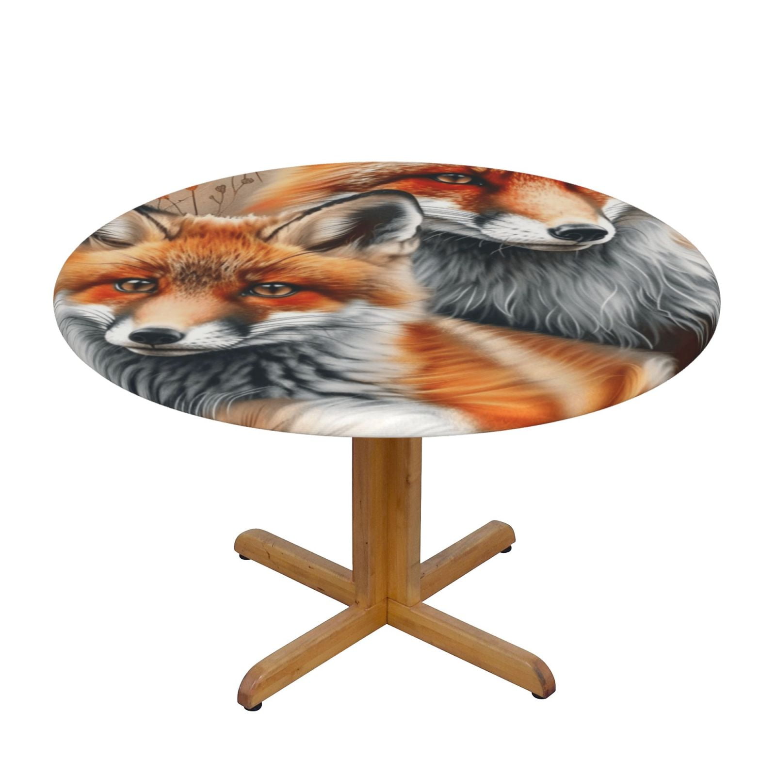 Animal closeup s & Round Table Cloths Waterproof, Table for Dining