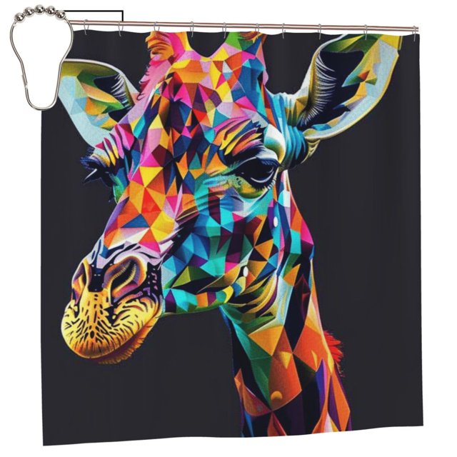 Animal unique art Shower Curtain Waterproof Fabric Shower Curtains for