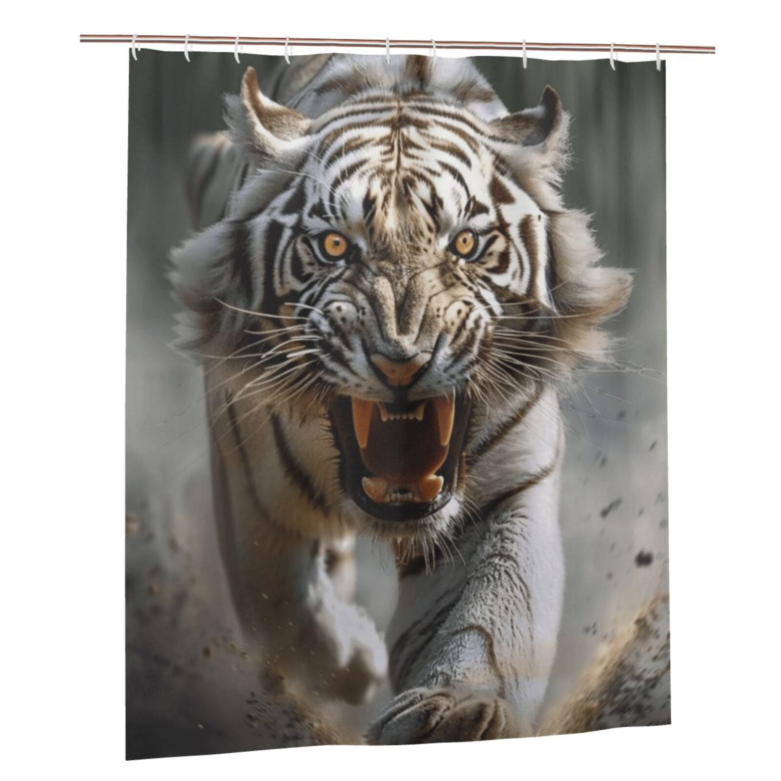 Animal walking closeup Shower Curtain Waterproof Fabric Shower