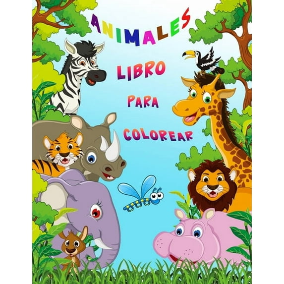 Animales Libro para Colorear: Libro de actividades para niÃ±os, (Paperback)