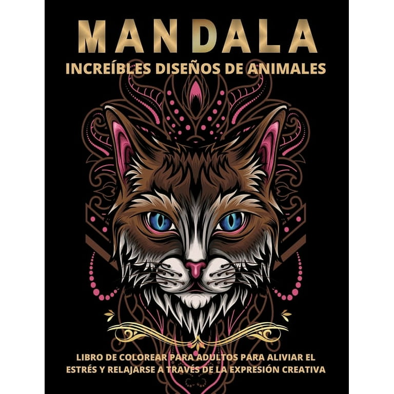 Mandala Libro de colorear para adultos : Increíble libro de mandalas para  colorear para adultos - 50 diseños para aliviar el estrés (Paperback) 