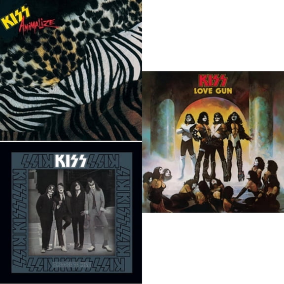 Animalize & Dressed To Kill & Love Gun [LP Vinyl Bundle]