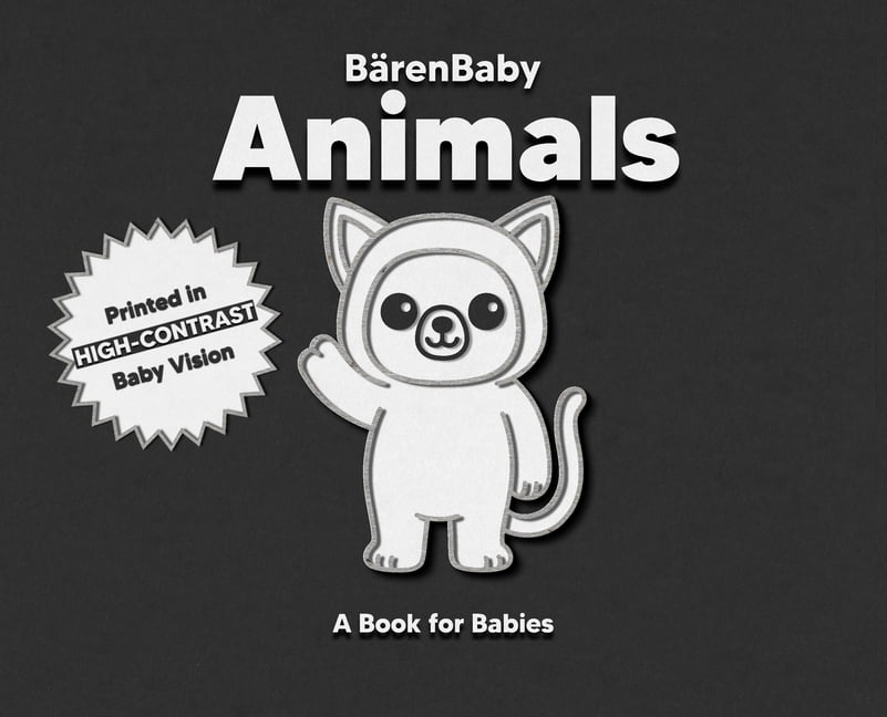 Animals: A High-Contrast Book for Babies, (Hardcover)