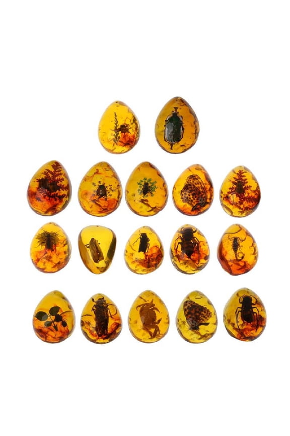 Animals Amber for Butterfly Insects Stone Pendant Necklace Gemstone for DIY Jewelry