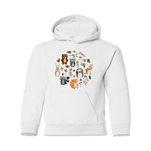 Animals And Plants Hoodie Juniors -Image by Shutterstock,  x-Large