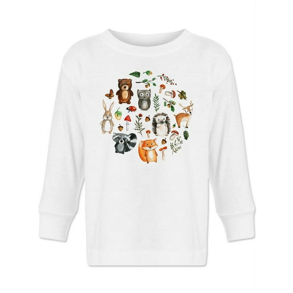 Animals And Plants Long Sleeve Toddler -Image by Shutterstock,  3 Toddler