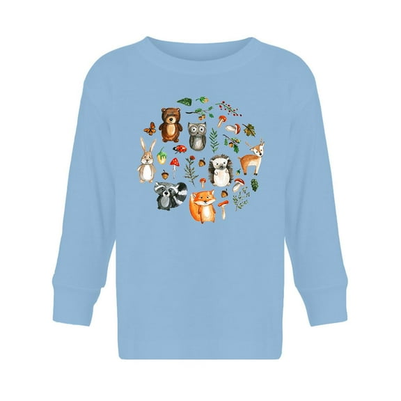 Animals And Plants Long Sleeve Toddler -Image by Shutterstock, 5 Toddler