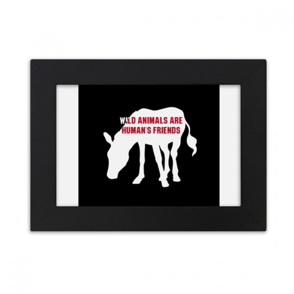 Animals Are Humans Friends Desktop Photo Frame Ornaments Picture Art Painting