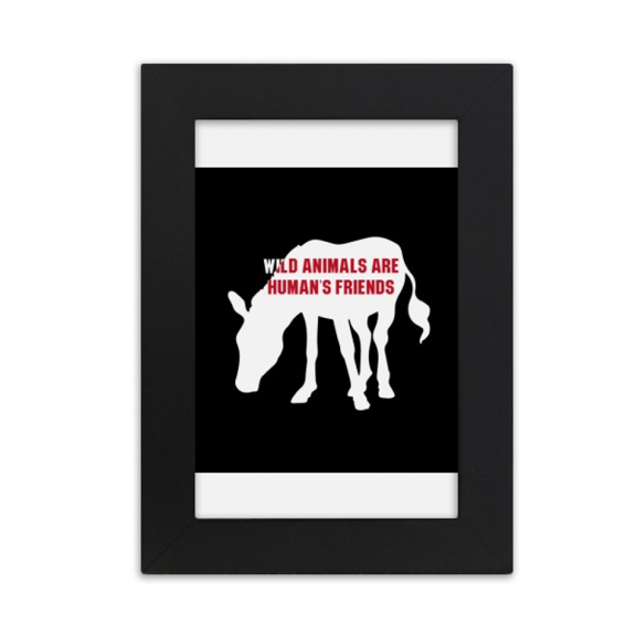 Animals Are Humans Friends Desktop Photo Frame Picture Display Art Painting Exhibit