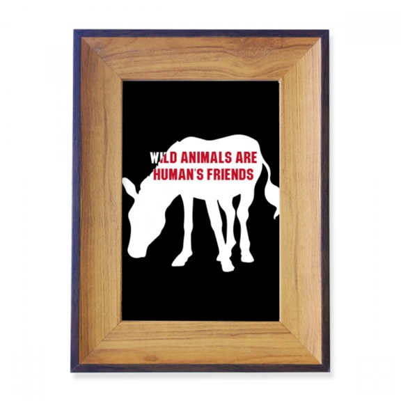 Animals Are Humans Friends Photo Frame Exhibition Display Art Desktop Painting
