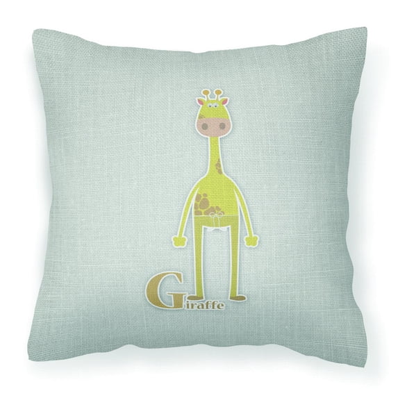 Animals Art Alphabet Design Fabric Decorative Pillow