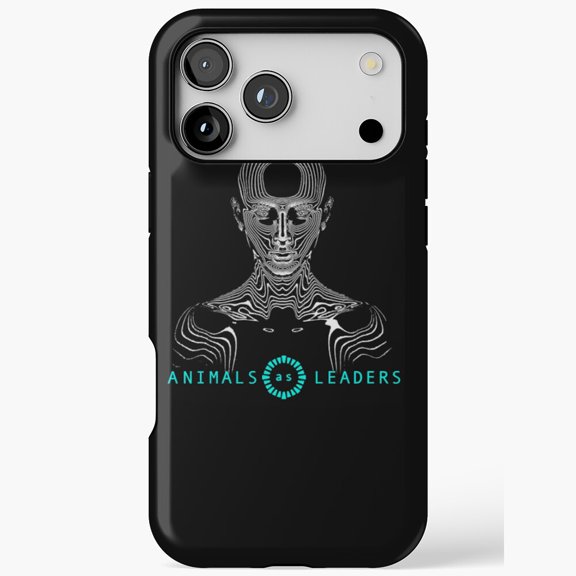 Animals As Leaders Abstract Line Art Human Bust Band Logo for iPhone Case 17 16 15 14 13 12 11 Pro Max