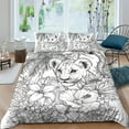 Animals Bedding Set Quilt Cover 3D Printed Comforter Covers Duvet Cover