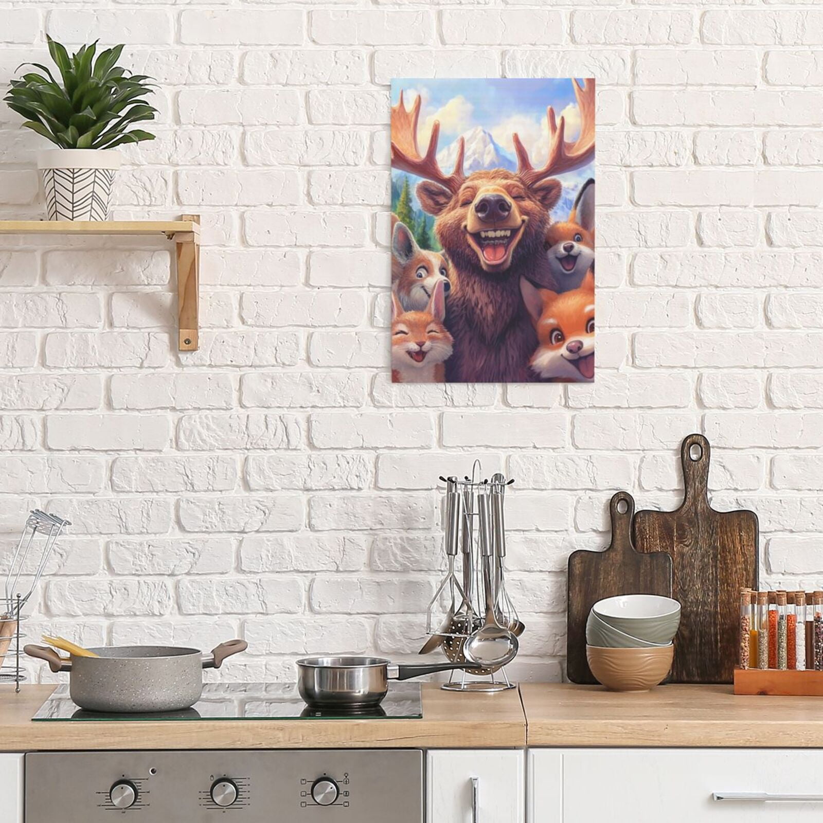 Animals Canvas Decorative Poster wall art artwork prints modern style