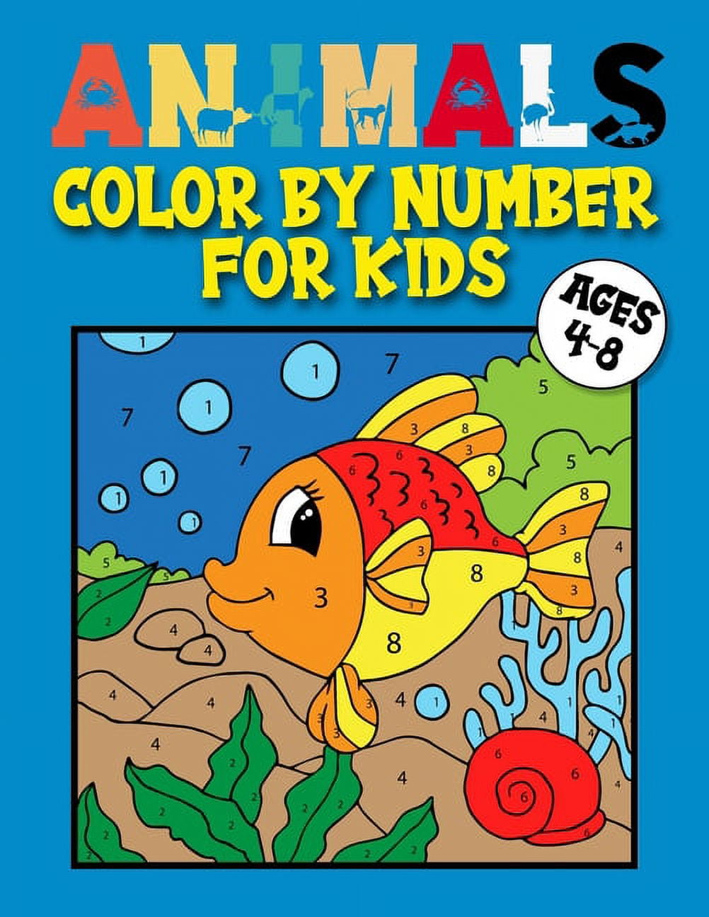 Magical Flowers Color By Number: Coloring Book for Kids Ages 4-8 (Activity  Book for Kids) (Paperback)