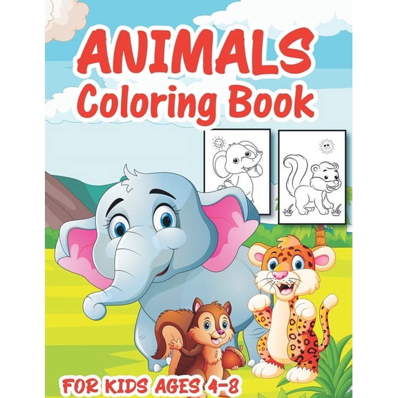 Animals Coloring Book For Kids: Cute Unique Animal Coloring Book for Kids and Toddlers a Perfect Gift for Christmas and