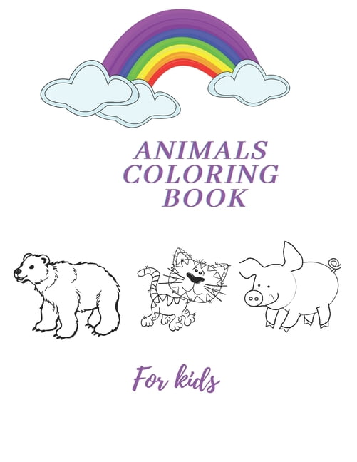 Animals Coloring Book For kids: Children's Activity Coloring Book for kids, (Paperback)