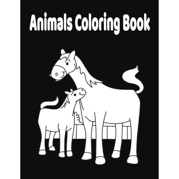 Animals Coloring Book: For kids (Paperback)