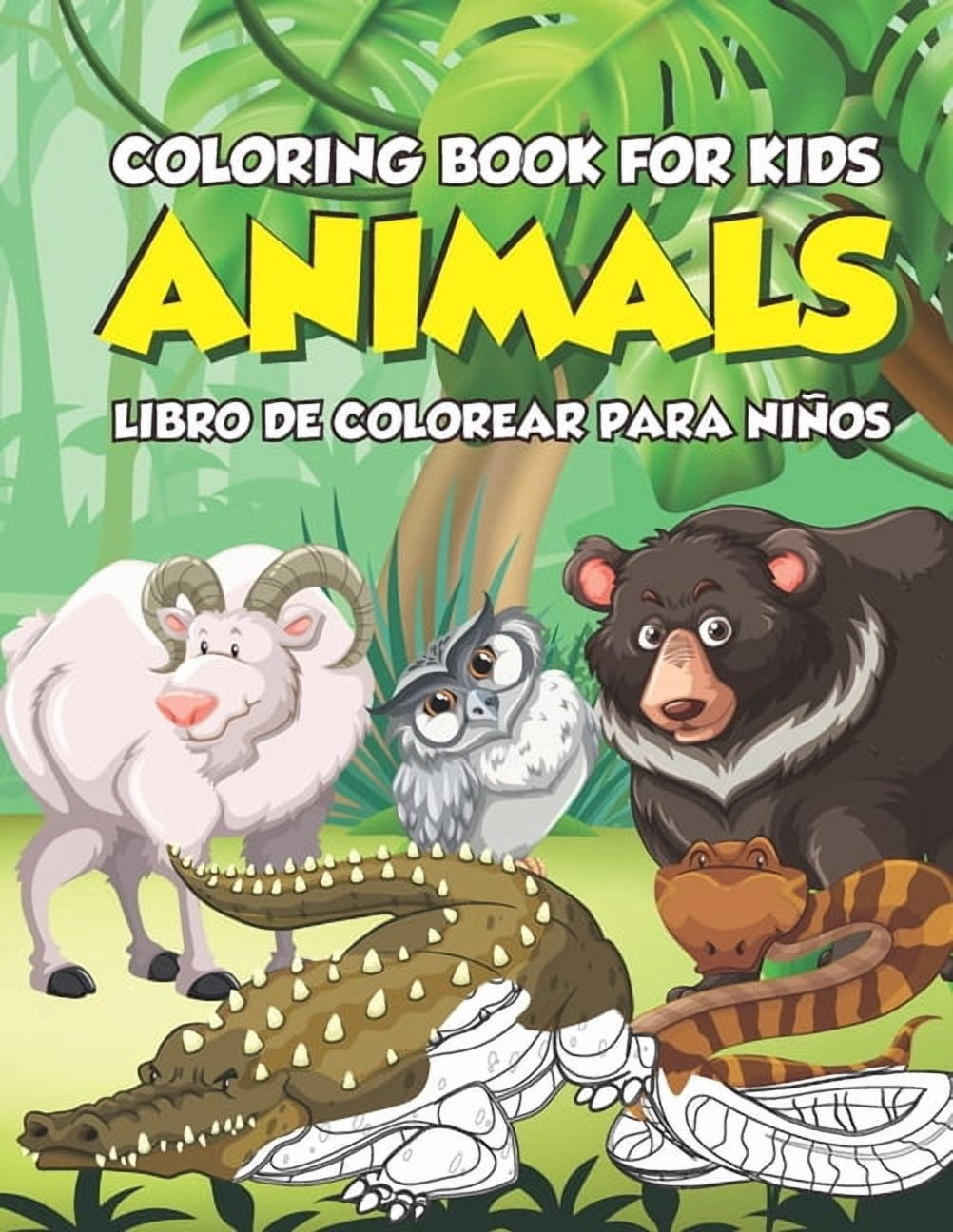 Animals - Coloring Book for Kids - Libro de Colorear Para NiÃ±os: Libro ...