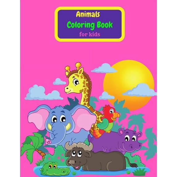 Animals Coloring Book for Kids, (Paperback)