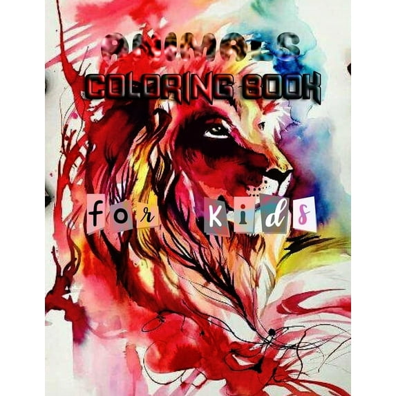 Animals Coloring Book for kids: coloring book with Lions, Elephants, Owls, Dogs,