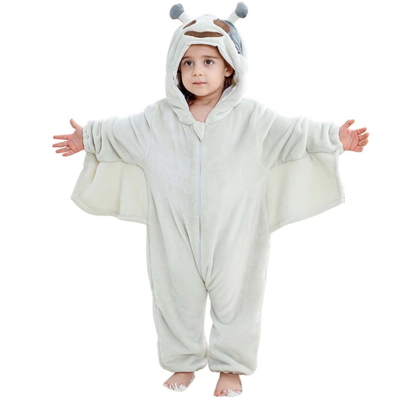 Animals Costumes, Animal Onesie, Paiwinds Toddler Boys Girls Cute Cosplay Romper Long Sleeve Hooded Jumpsuit Cute Flannel Clothes, 3 Months
