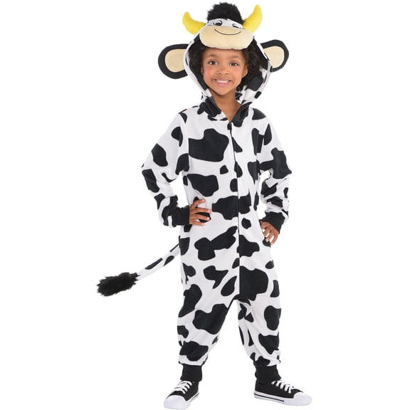 Animals Cow Boy's Fancy-Dress Costumes with Hood, Ears, and Tail for Children 4T