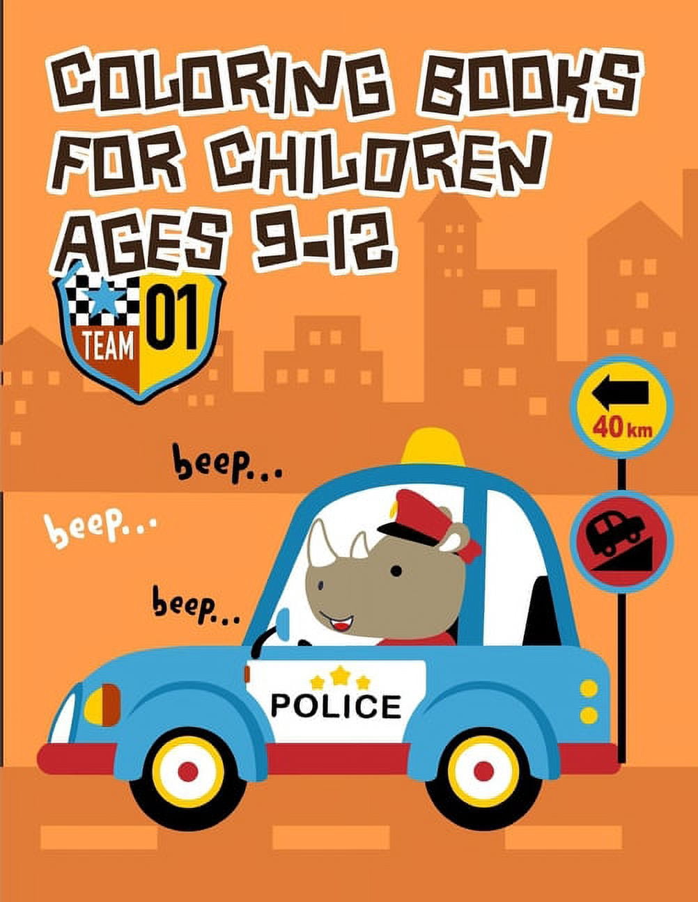 Animals Design Coloring Books For Children Ages 912 Baby Animals