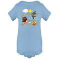 thumbnail image 1 of Animals Doing Activities Bodysuit Infant -Image by Shutterstock,  24 Months, 1 of 4