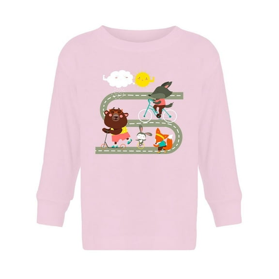 Animals Doing Activities Long Sleeve Toddler -Image by Shutterstock,  4 Toddler
