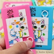 (Animals) Fashion Animals Numbers Puzzle Slide Game Jigsaw Toy Kids Educational Toy Random Colour